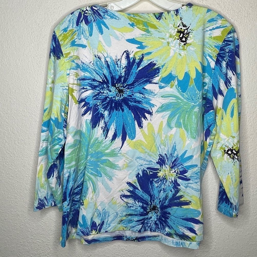 Ruby Rd. Favorites Floral Top - Picture 2 of 5